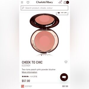 Charlotte Tilbury Cheek to Chic blush - New